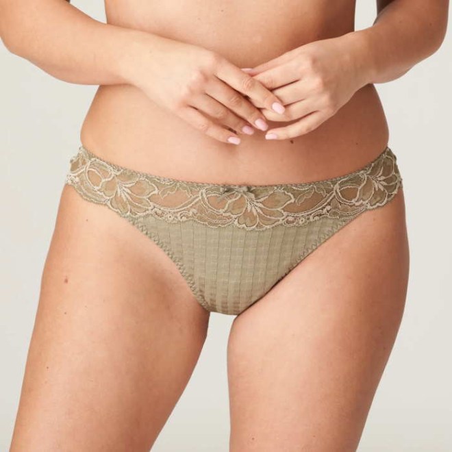 ΓΥΝΑΙΚΕΙΟ ΣΛΙΠ STRING GOLDEN OLIVE MADISON PRIMA DONNA 